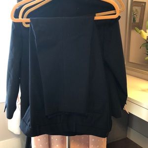 Ann Taylor Navy Ankle Dress Pants